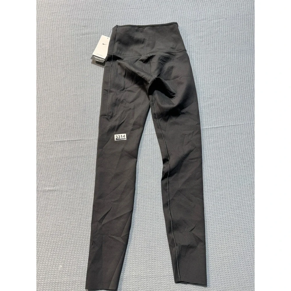 Nike Go  High Rise Full Length Running Tights Leggings Womens XS Black
